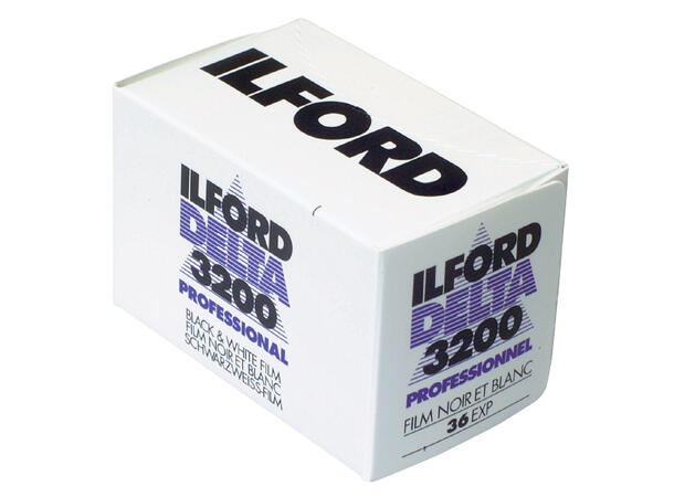 Ilford Delta 3200 120 Sort/Hvit-film 3200 ASA